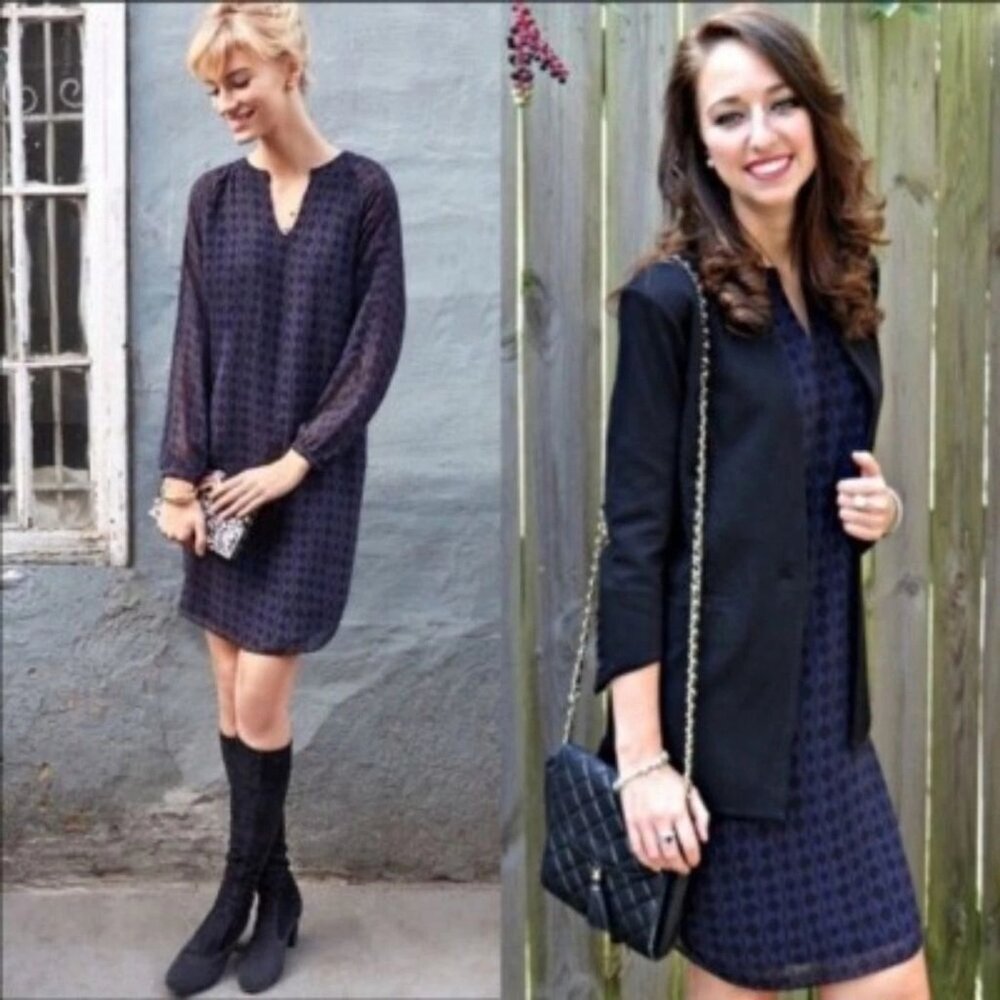 CAbi | Harlequin Tunic Shift Dress 3102
